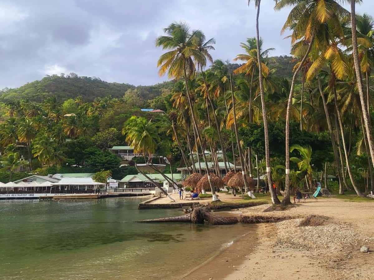 Marigot Bay beach