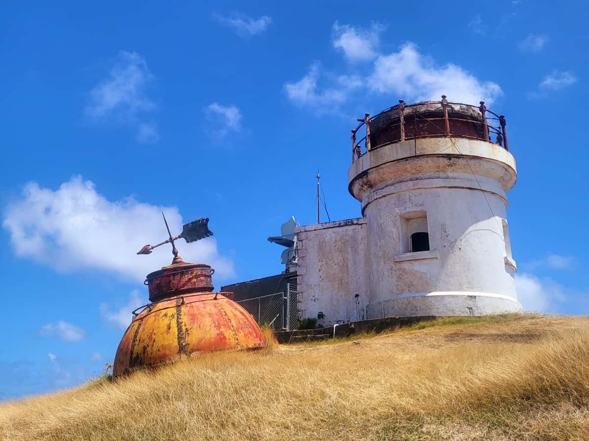 Moule A Chique Lighthouse in Vieux Fort